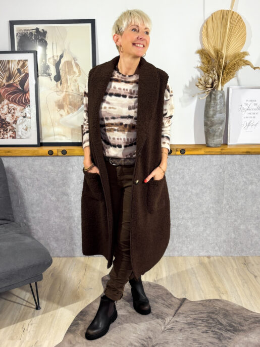 Weste "Lora" | Brown