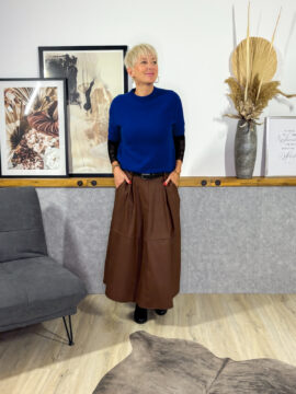 Supersofter Alpaka Pullover Damen mit halbem Arm | www.micas.eu