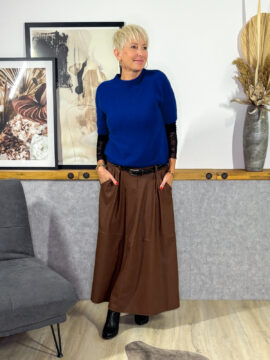 Supersofter Alpaka Pullover Damen mit halbem Arm | www.micas.eu